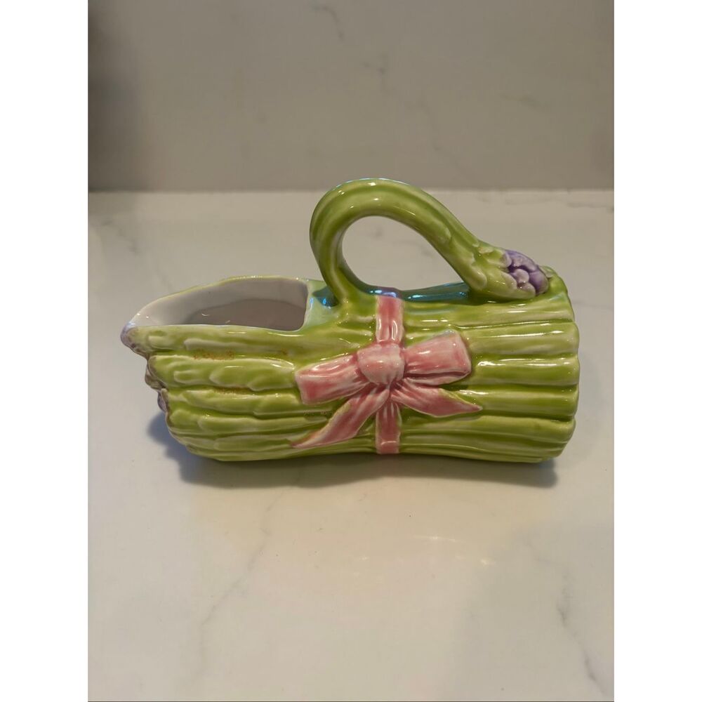 Vintage Frutuoso Asparagus Gravy Boat
